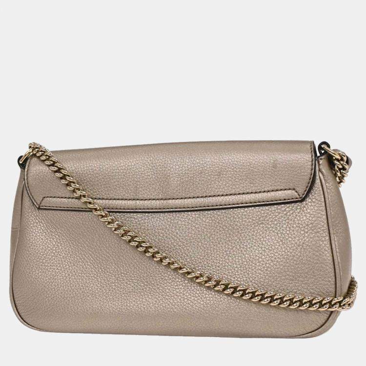 Pre Owned Gucci Gold Soho Chain Shoulder Bag