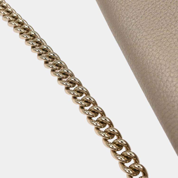 Pre Owned Gucci Gold Soho Chain Shoulder Bag