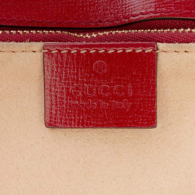 Pre Owned Gucci Beige Small GG Supreme Horsebit 1955 Crossbody