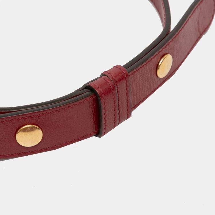 Pre Owned Gucci Beige Small GG Supreme Horsebit 1955 Crossbody