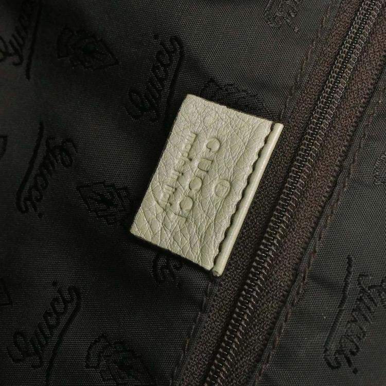 Pre Owned Gucci Beige Canvas GG Tote Handbag