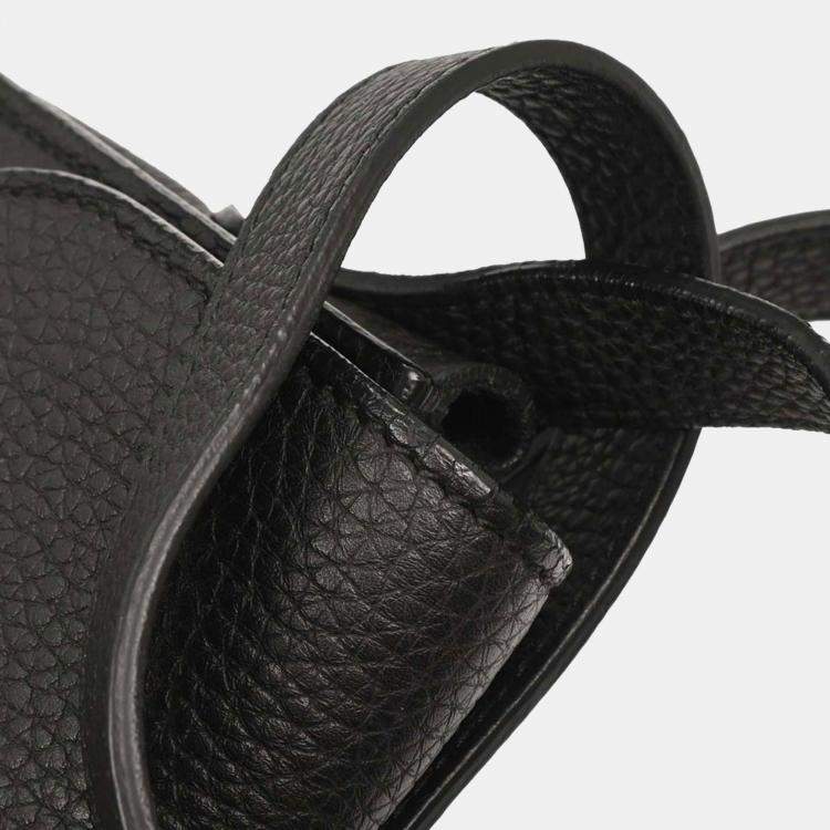 Pre Owned Gucci Black Leather Jackie Flap Shoulder Bag