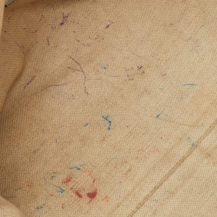 Pre Owned Gucci Metallic Grey Guccissima Leather Medium Sukey Boston Bag