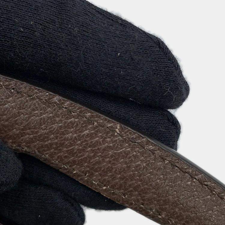 Pre Owned Gucci Bamboo 1947 Jumbo Gg Top Handle Bag Beige/Brown Canvas Leather Size Mini