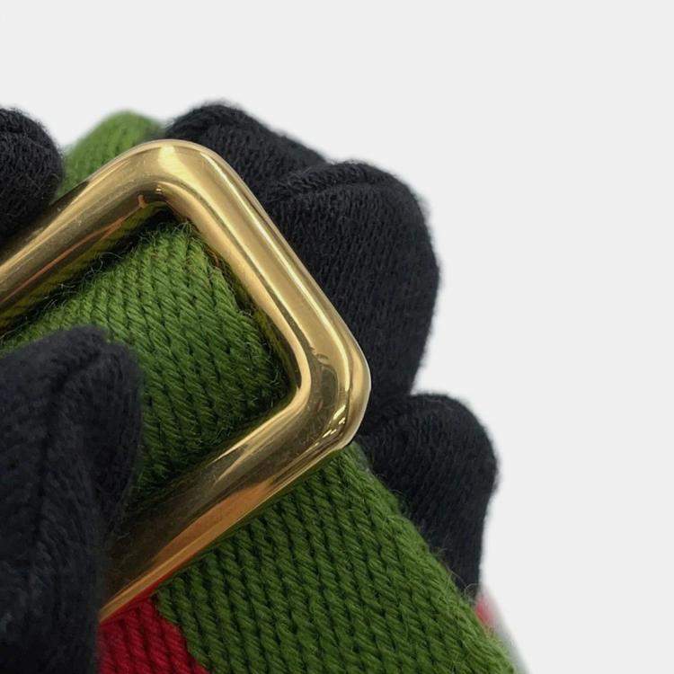 Pre Owned Gucci Bamboo 1947 Jumbo Gg Top Handle Bag Beige/Brown Canvas Leather Size Mini