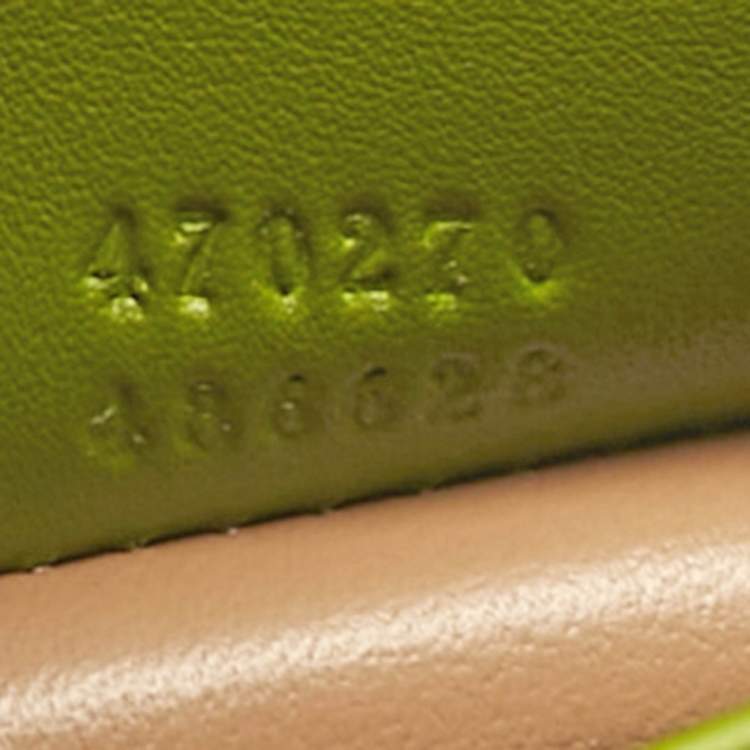 مملوكة مسبقًا Gucci Olive Alligator Mini Web Sylvie Top Handle Bag