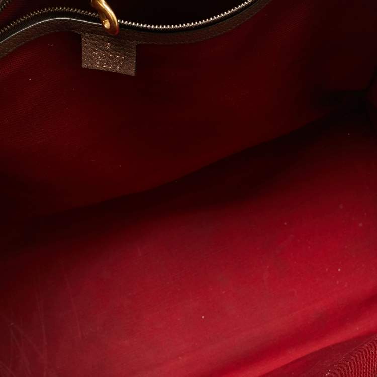 Pre Owned Gucci x Disney Multicolor Donald Duck GG Supreme Canvas and Leather Interlocking G Shopping Tote