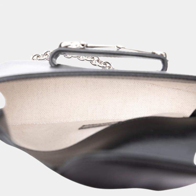 Pre Owned Gucci Brown Mini Leather Asymmetric Horsebit 1955 Satchel