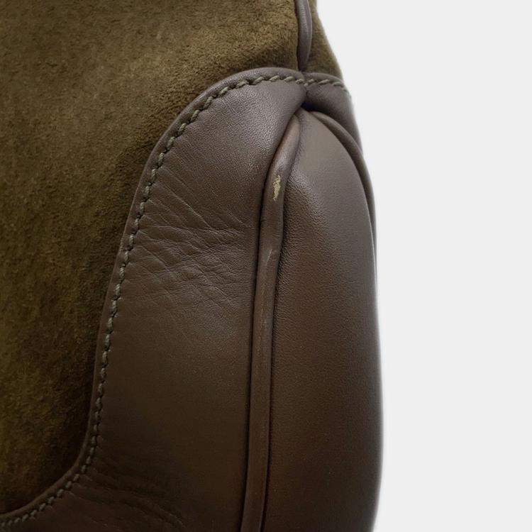 Pre Owned Gucci Shoulder Bag Jackie Suede Vault