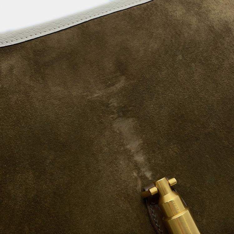 Pre Owned Gucci Shoulder Bag Jackie Suede Vault