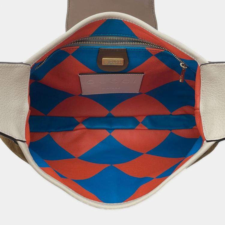 Pre Owned Gucci Shoulder Bag Jackie Suede Vault