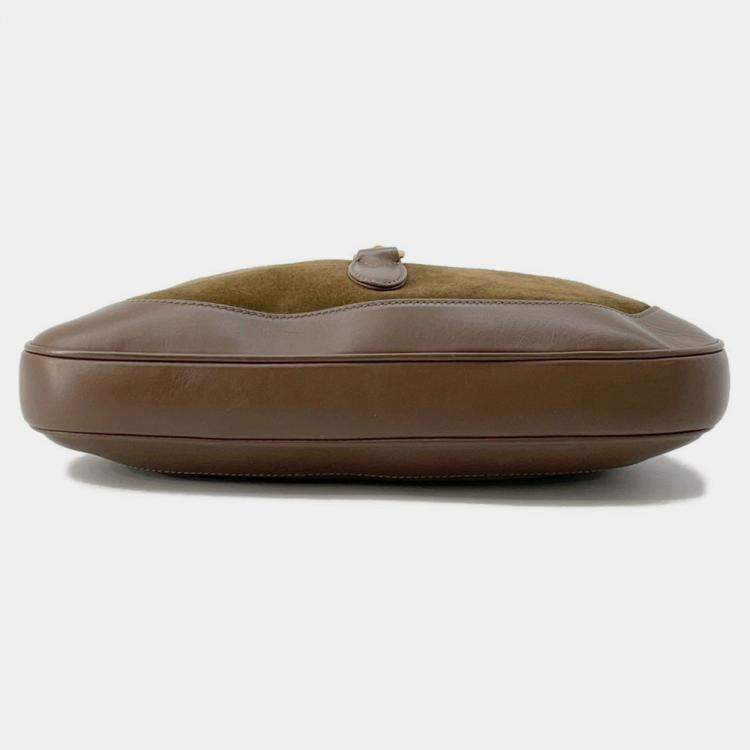 Pre Owned Gucci Shoulder Bag Jackie Suede Vault