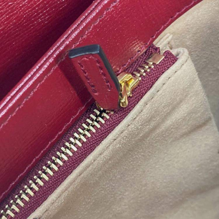 Pre Owned Gucci Gg Supreme Horsebit 1955 Shoulder Bag Beige Canvas/Leather