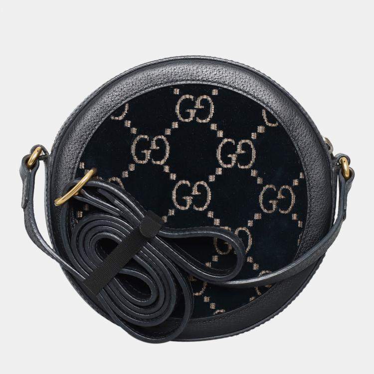 Pre Owned Gucci Ophidia Round Bag