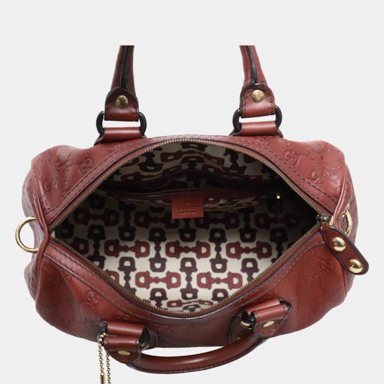 Pre Owned Babouska Boston Bag
