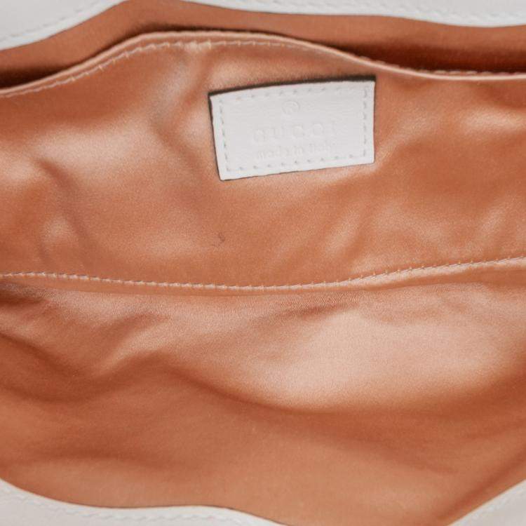 Pre Owned Gucci Horsebit Chain Small Leather Satchel Bag