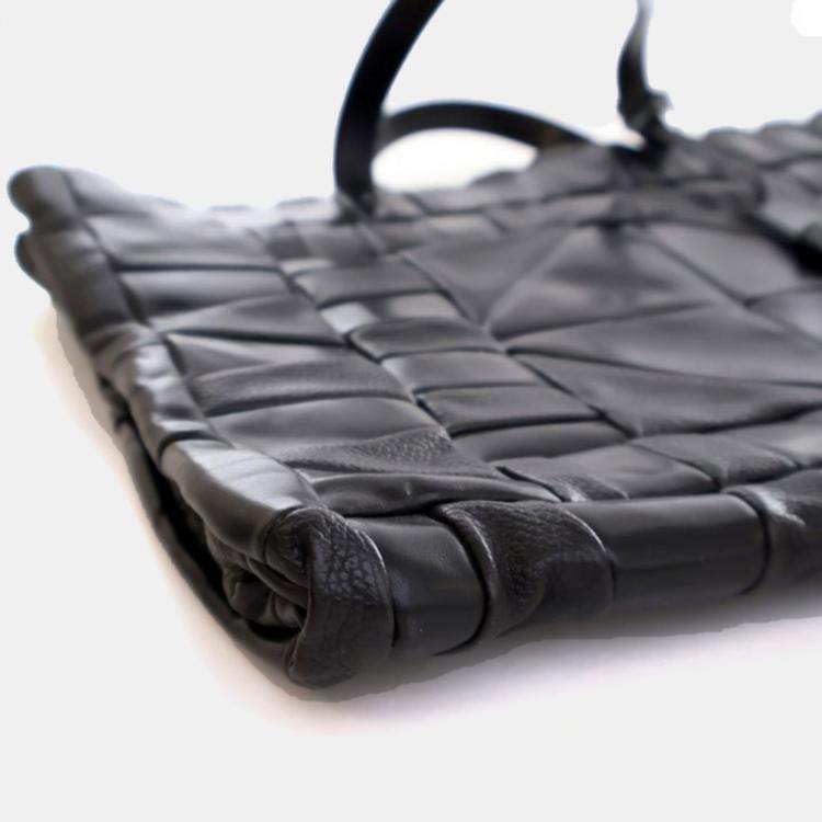 Pre Owned Gucci Calfskin Patchwork Tote