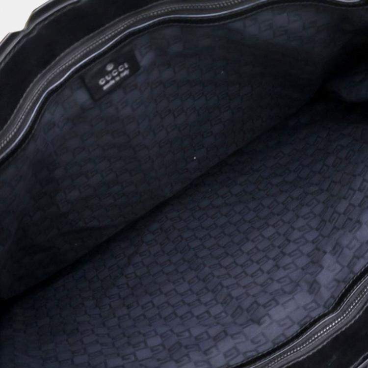 Pre Owned Gucci Calfskin Patchwork Tote