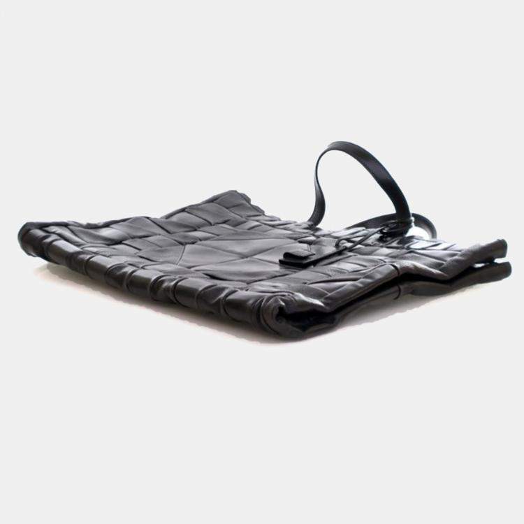 Pre Owned Gucci Calfskin Patchwork Tote