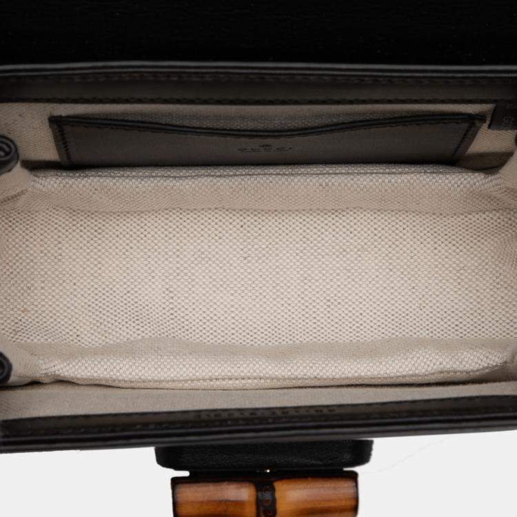 مملوكة مسبقًا حقيبة خصر غوتشي بامبو 1947 جلد صغيرة