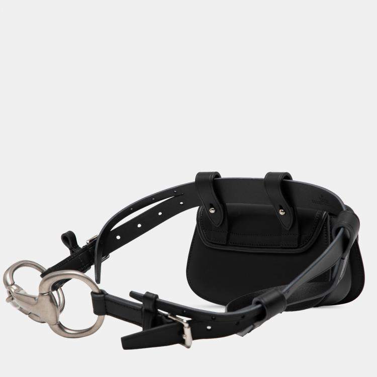 مملوكة مسبقًا حقيبة خصر غوتشي بامبو 1947 جلد صغيرة