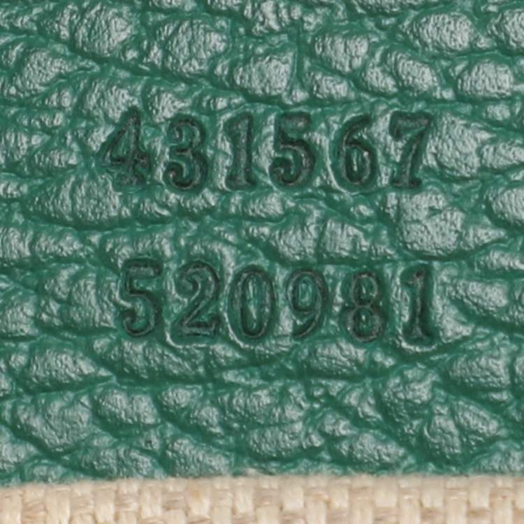 Pre Owned Gucci Green Leather Small Soho Disco Crossbody Bag
