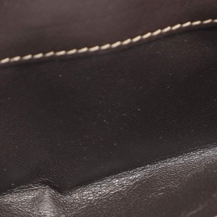 Pre Owned Gucci Beige/Brown GG Canvas Lovely Heart Continental Wallet