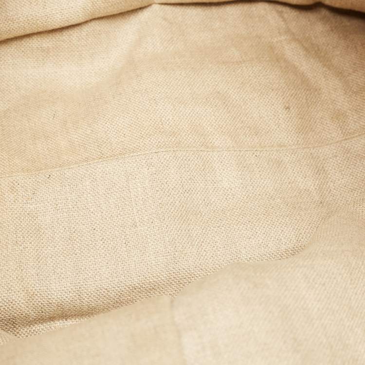 Pre Owned Gucci Brown Guccissima Leather Bamboo Tassel Tote