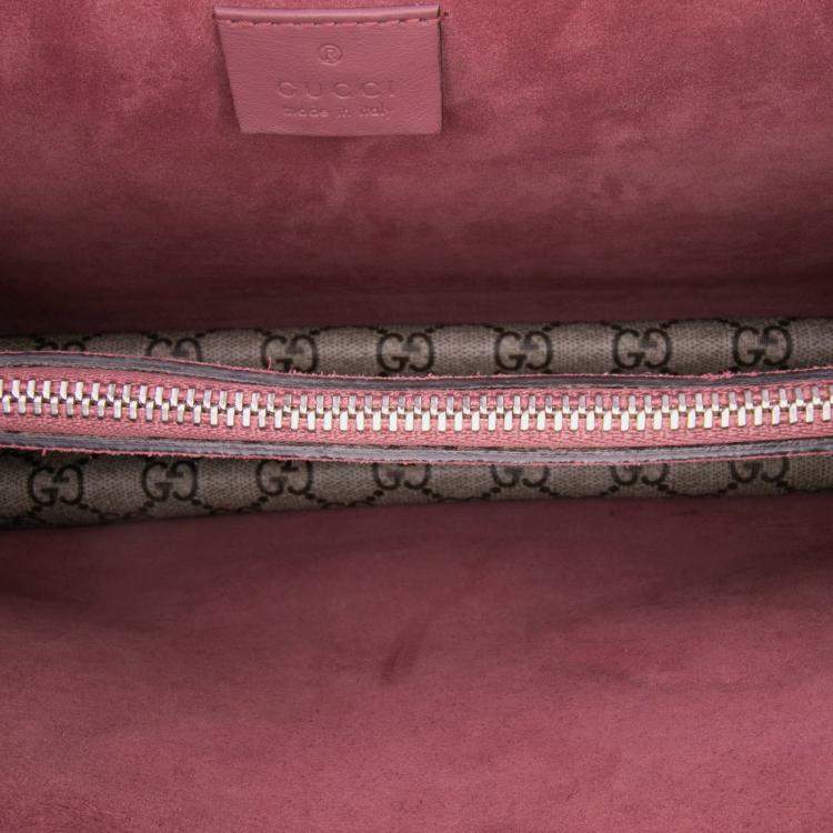 Pre Owned Gucci Medium GG Supreme Blooms Dionysus Shoulder Bag