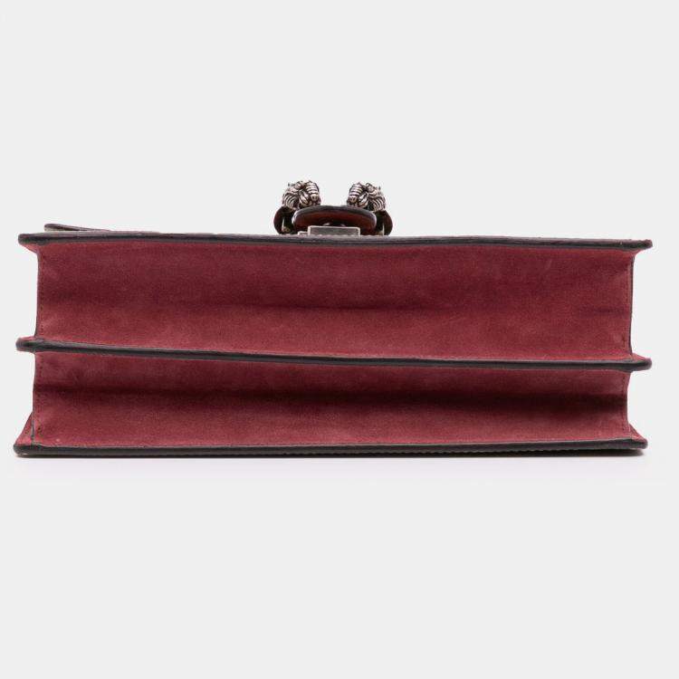 Pre Owned Gucci Medium GG Supreme Blooms Dionysus Shoulder Bag