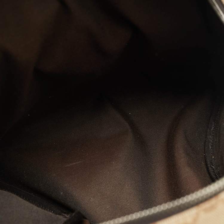 Pre Owned Gucci Beige/Brown GG Canvas Backpack