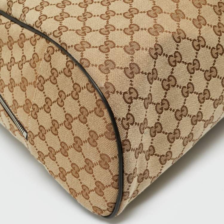 Pre Owned Gucci Beige/Brown GG Canvas Backpack