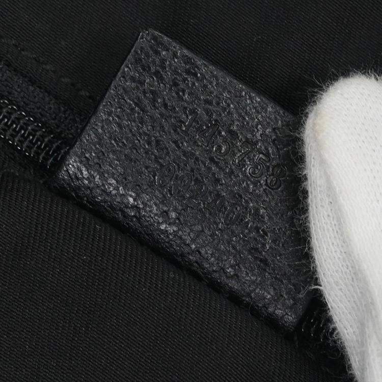 Pre Owned Gucci Black GG Tote Bag