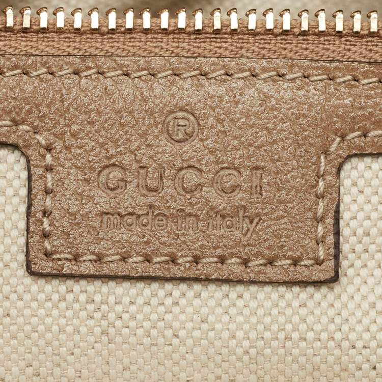 Pre Owned Gucci Beige Ombre Leather Small Diana Bucket Bag