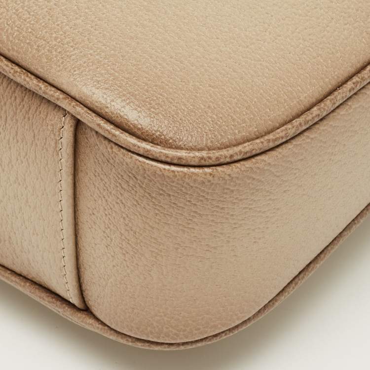 Pre Owned Gucci Beige Ombre Leather Small Diana Bucket Bag