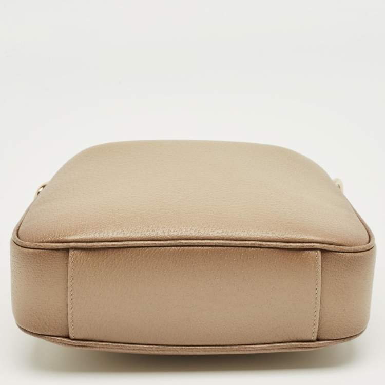 Pre Owned Gucci Beige Ombre Leather Small Diana Bucket Bag