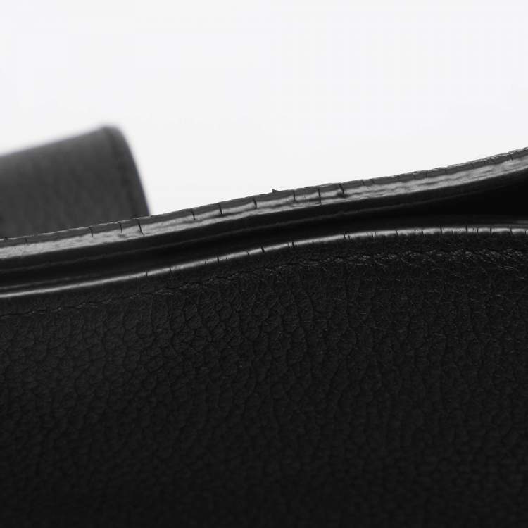 Pre Owned Gucci Black Leather Jackie Bucket bag