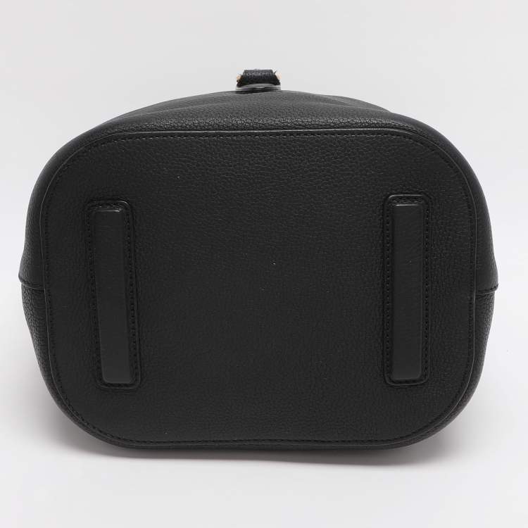 Pre Owned Gucci Black Leather Jackie Bucket bag