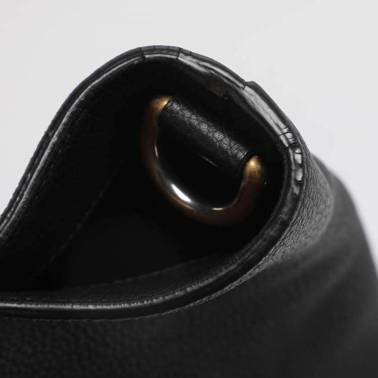 Pre Owned Gucci Black Leather Jackie Bucket bag