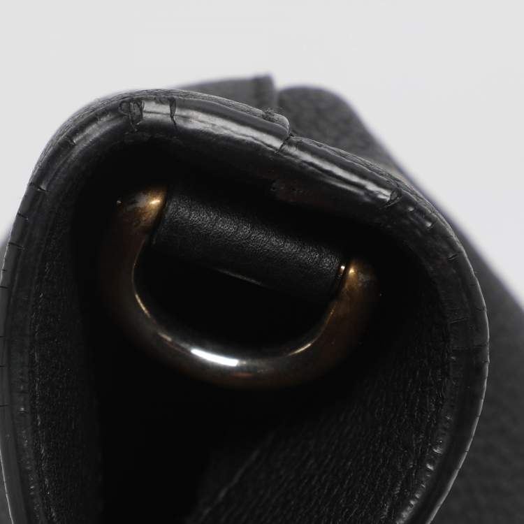 Pre Owned Gucci Black Leather Jackie Bucket bag