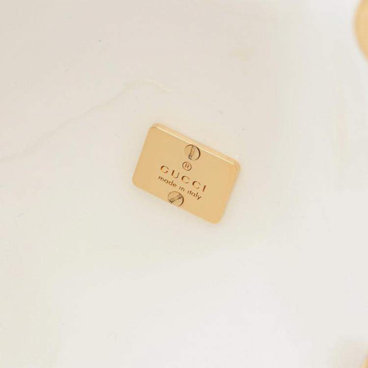 Pre Owned Gucci GG Teddy Bear Swarovski Clear Multicolor Shoulder Bag