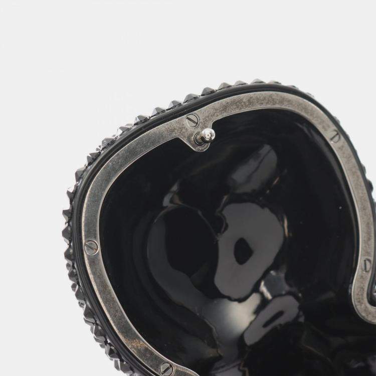 Pre Owned Gucci GG Teddy Bear Swarovski Black Multicolor Shoulder Bag