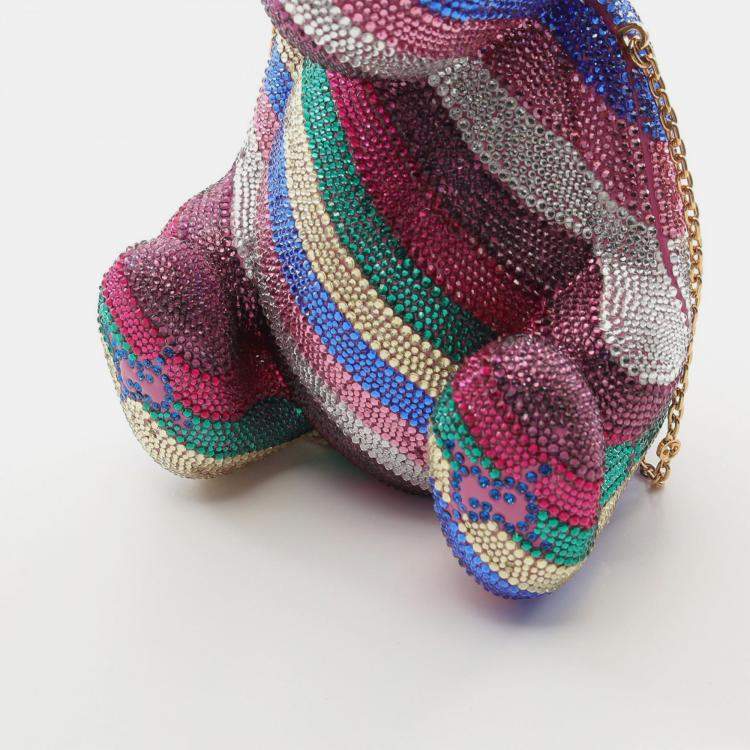 مملوكة مسبقًا Gucci GG Teddy Bear Swarovski Multicolor Shoulder Bag