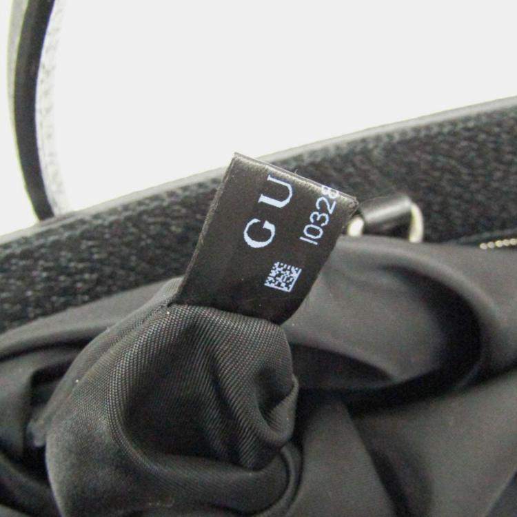 Pre Owned Gucci Off The Grid GG Nylon Canvas Leather Shoulder Bag Black