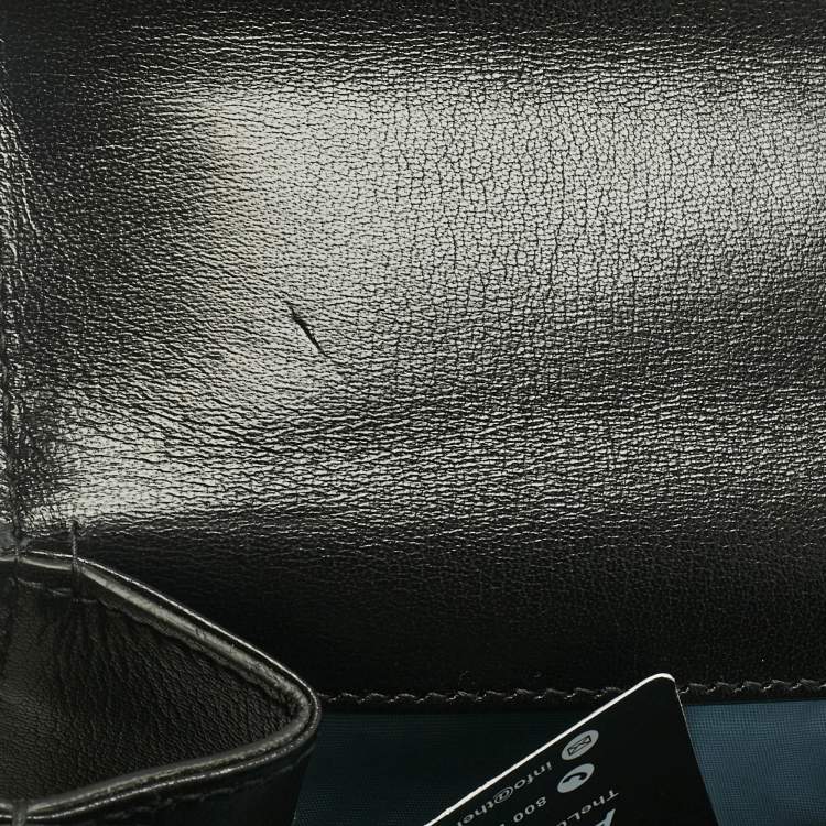 Pre Owned Gucci Black/Gold Leather Medium Guccy Dionysus Shoulder Bag