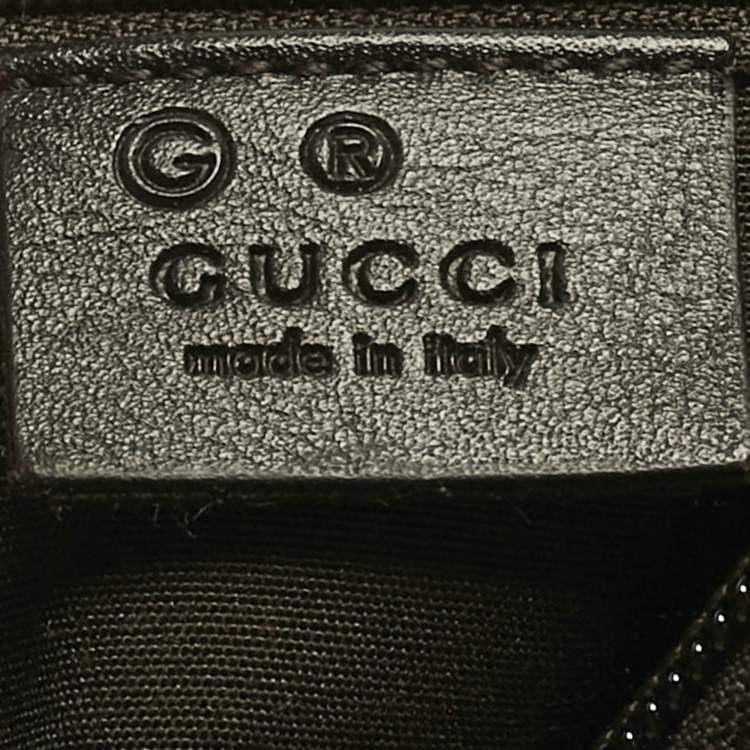 Pre Owned Gucci Choco Brown Horsebit Embossed Leather Small Shoulder Bag