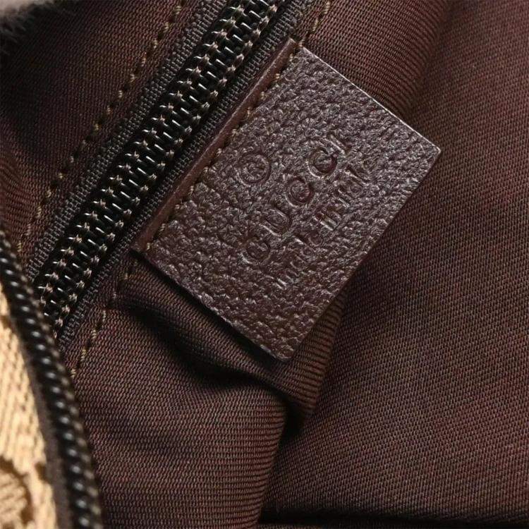 Pre Owned Gucci Beige GG Shoulder Bag