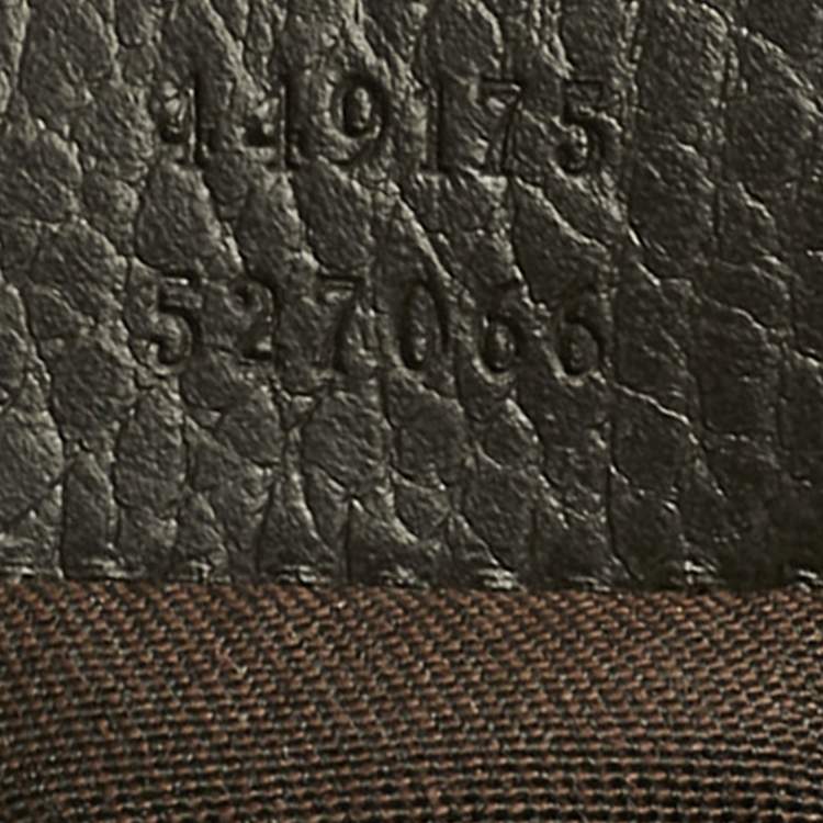 Pre Owned Gucci Beige/Brown GG Canvas and Leather Drawstring Backpack