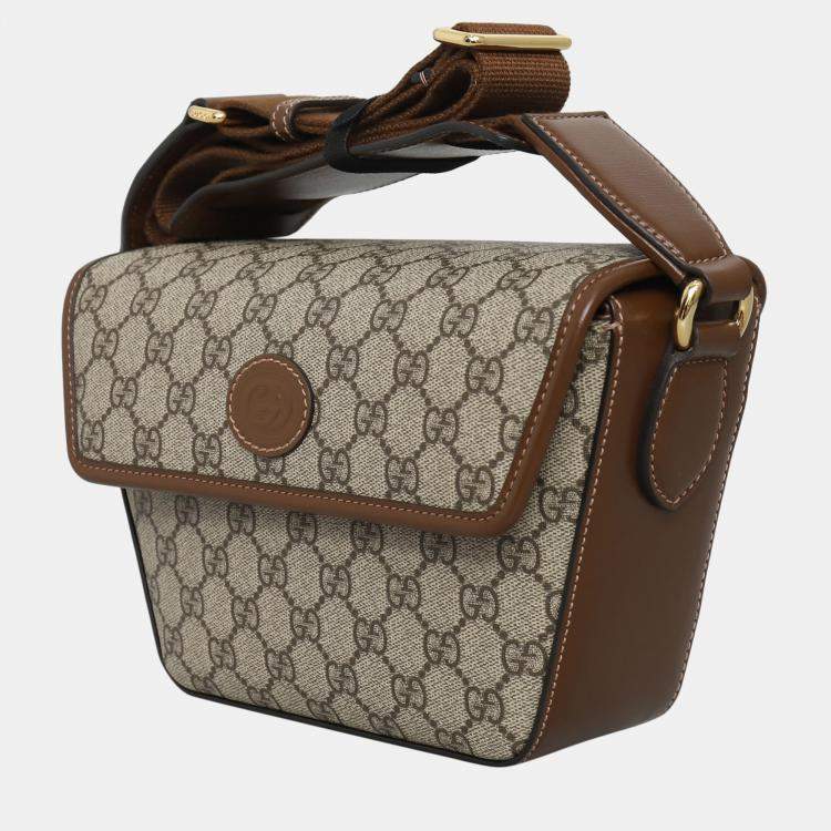 Pre Owned Gucci GG Suprame Crossbody Bag