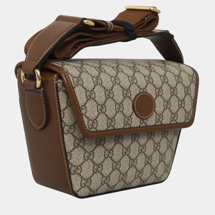 Pre Owned Gucci GG Suprame Crossbody Bag